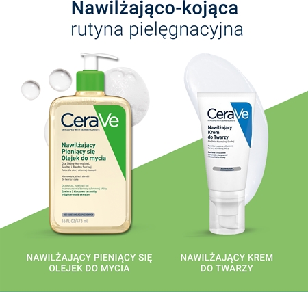 CeraVe Cleansers Hydrating Foaming Oil Cleanser olejek oczyszczający o działaniu nawilżającym