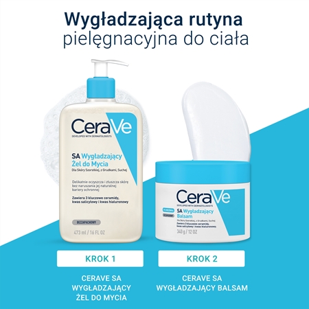 CeraVe Cleansers SA Smoothing Cleanser żel oczyszczający i zmiękczający do skóry normalnej i suchej