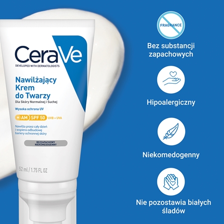 CeraVe Moisturizers Facial Moisturising Lotion pielęgnacja intensywnie nawilżająca SPF 50