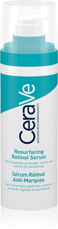 CeraVe Resurfacing Retinol Serum uudistava seerumi sisältää retinolia