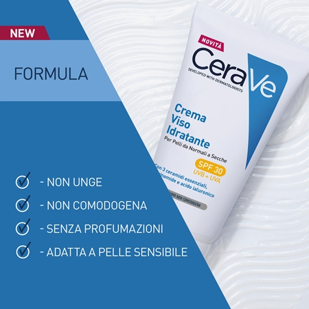 CeraVe Moisturizers crema idratante viso per pelli normali e secche