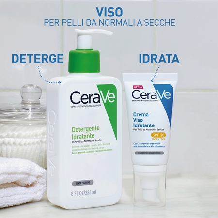 CeraVe Moisturizers crema idratante viso per pelli normali e secche