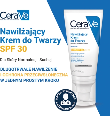 CeraVe Moisturizers krem nawilżający do twarzy do skóry normalnej i suchej