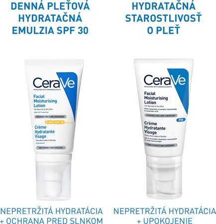 CeraVe Moisturizers hydratačný krém na tvár pre normálnu až suchú pleť