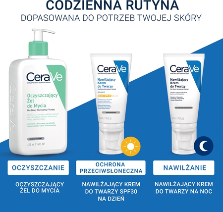 CeraVe Moisturizers krem nawilżający do twarzy do skóry normalnej i suchej