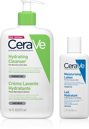 CeraVe Moisturizing Routine Economy Pack for intensive hydration