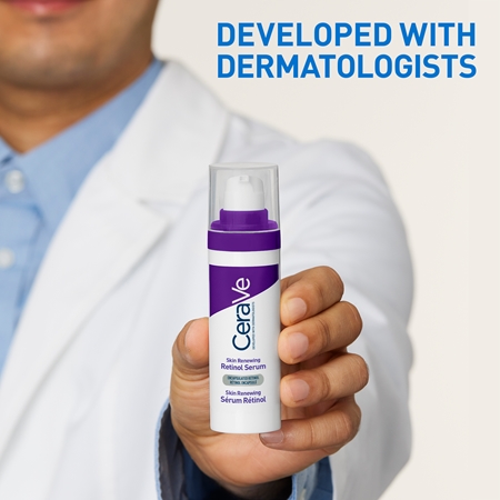 CeraVe Skin Renewing Retinol Serum Anti-Wrinkle Retinol Serum to restore the skin barrier