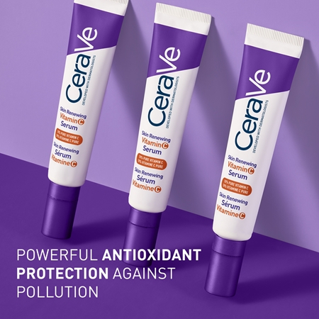 CeraVe Skin Renewing Vitamin C Serum Vitamin C Brightening Serum to restore the skin barrier