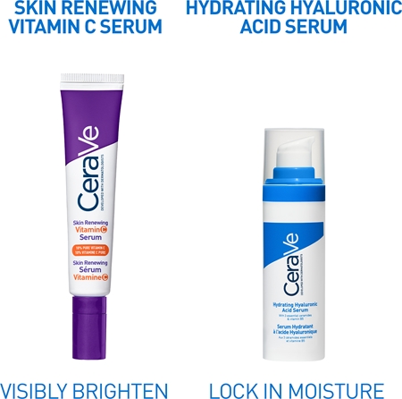 CeraVe Skin Renewing Vitamin C Serum Vitamin C Brightening Serum to restore the skin barrier