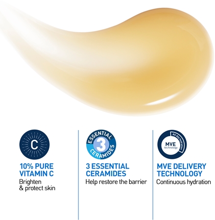 CeraVe Skin Renewing Vitamin C Serum Vitamin C Brightening Serum to restore the skin barrier