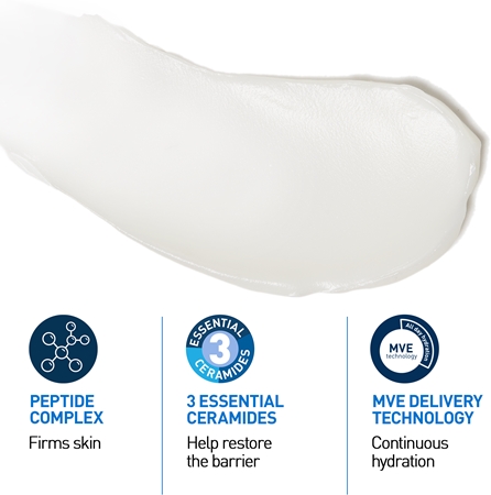CeraVe Skin Renewing Peptide Cream Regenerating Night Cream to Restore skin density