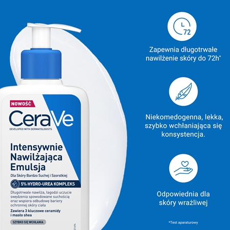 CeraVe Moisturizers Intensive Moisturizing Lotion mleczko nawilżające do skóry suchej i swędzącej