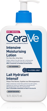 CeraVe Moisturizers Intensive Moisturizing Lotion leite hidratante para pele seca e com purido