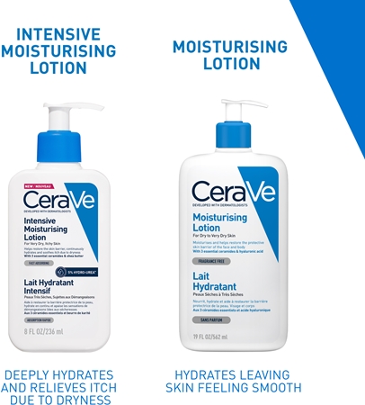 CeraVe Moisturizers Intensive Moisturizing Lotion leite hidratante para pele seca e com purido