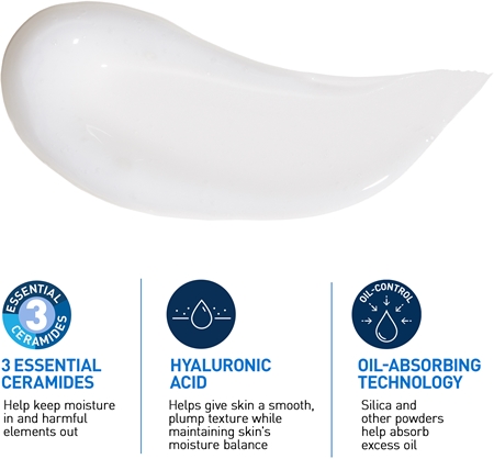 CeraVe Oil Control Moisturising Gel-Cream hydratační gel krém pro smíšenou pleť