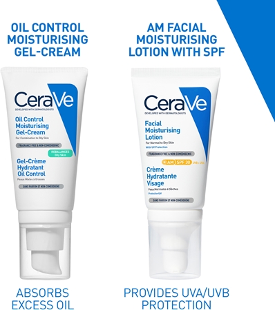 CeraVe Oil Control Moisturising Gel-Cream hydratační gel krém pro smíšenou pleť