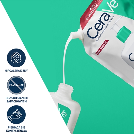CeraVe Cleansers Foaming Cleanser pieniący się żel myjący dla skóry normalnej i tłustej