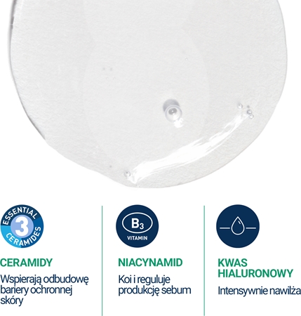 CeraVe Cleansers Foaming Cleanser pieniący się żel myjący dla skóry normalnej i tłustej