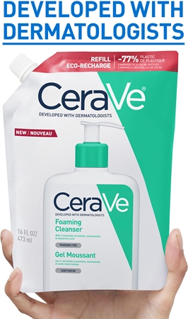 CeraVe Refill Foaming Cleanser čisticí pěnivý gel pro normální až mastnou pleť