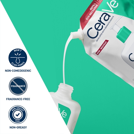 CeraVe Refill Foaming Cleanser čisticí pěnivý gel pro normální až mastnou pleť