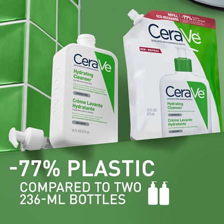CeraVe Cleansers Hydrating Cleanser emulsão de limpeza com efeito hidratante