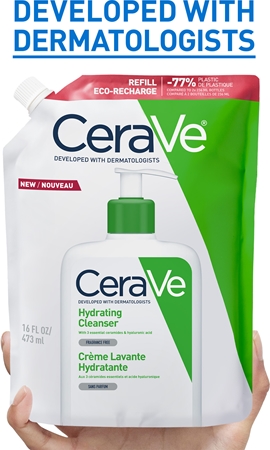 CeraVe Cleansers Hydrating Cleanser emulsão de limpeza com efeito hidratante