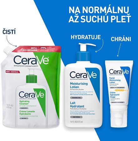 CeraVe Cleansers Hydrating Cleanser čistiaca emulzia s hydratačným účinkom