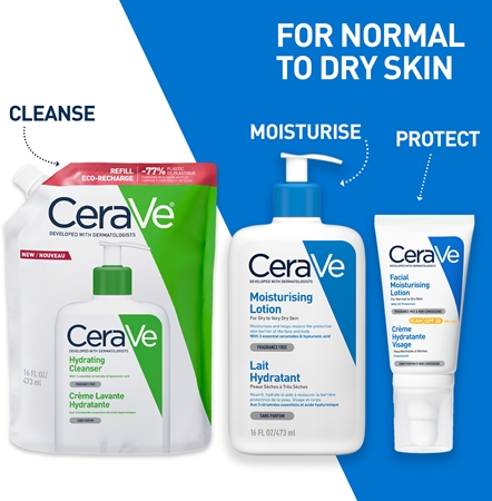 CeraVe Cleansers Hydrating Cleanser emulsão de limpeza com efeito hidratante
