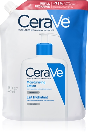 CeraVe Moisturizers Lotion ενυδατικό γαλάκτωμα για σώμα και πρόσωπο για ξηρό έως πολύ ξηρό δέρμα