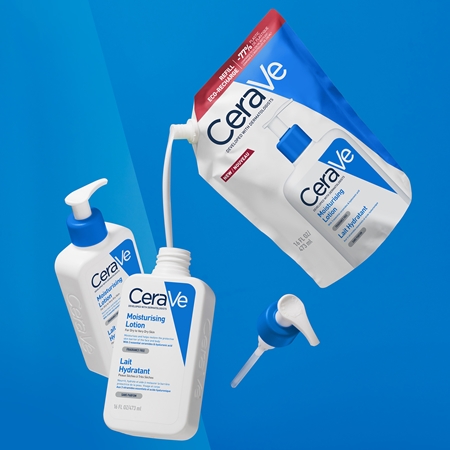 CeraVe Refill Moisturizing Lotion hydratační mléko na tělo a obličej pro suchou až velmi suchou pokožku