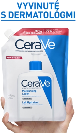 CeraVe Moisturizers Lotion hydratační mléko na tělo a obličej pro suchou až velmi suchou pokožku