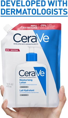 CeraVe Refill Moisturizing Lotion hydratační mléko na tělo a obličej pro suchou až velmi suchou pokožku