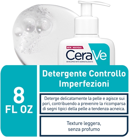 CeraVe Blemish Control gel detergente contro le imperfezioni della pelle acneica
