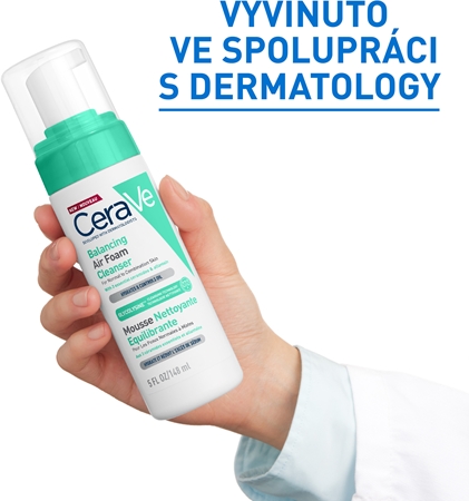 CeraVe Cleansers Balancing Air Foam Cleanser čisticí pěna pro normální až smíšenou pleť