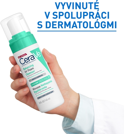 CeraVe Cleansers Balancing Air Foam Cleanser čistiaca pena pre normálnu až zmiešanú pleť