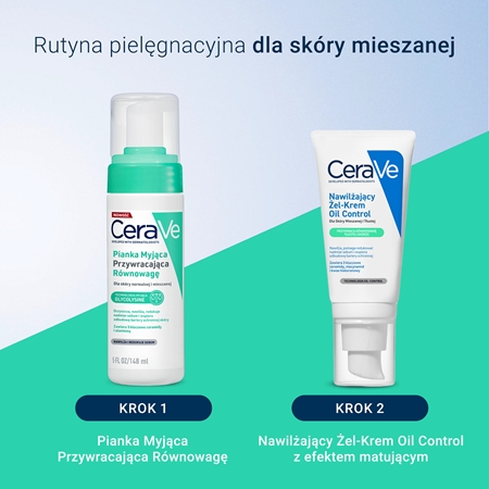 CeraVe Cleansers Balancing Air Foam Cleanser pianka oczyszczająca do cery normalnej i mieszanej