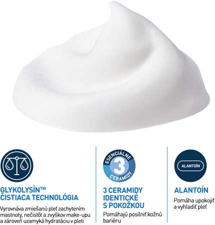 CeraVe Cleansers Balancing Air Foam Cleanser čistiaca pena pre normálnu až zmiešanú pleť