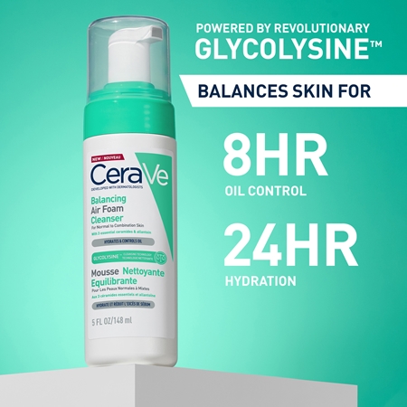 CeraVe Cleansers Balancing Air Foam Cleanser pjena za čišćenje za normalnu i mješovitu kožu lica