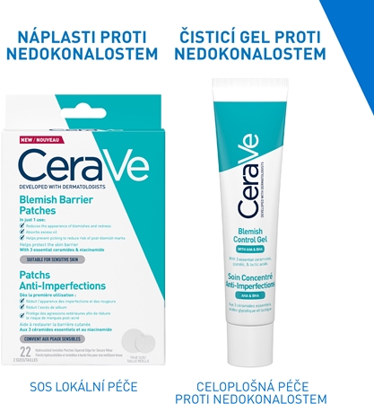 CeraVe Blemish Control Barrier Patches náplasti na problematickou pleť proti akné
