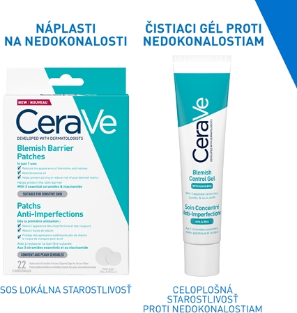 CeraVe Blemish Control Barrier Patches náplasti na problematickú pleť proti akné