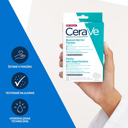 CeraVe Blemish Control Barrier Patches náplasti na problematickú pleť proti akné