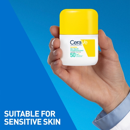 CeraVe Invisible Dry Touch Fluid SPF 50+ Protective Fluid with mattifying effect