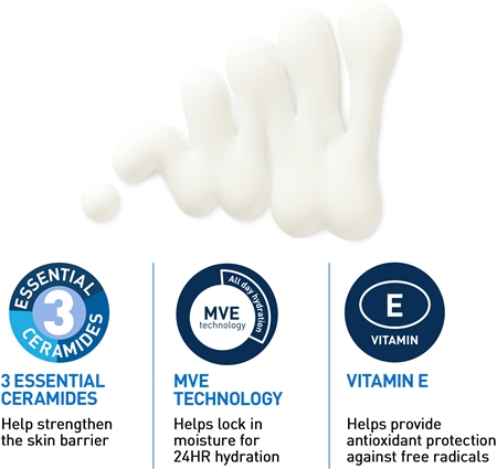 CeraVe Invisible Hydrating Fluid Sunscreen SPF 50 Protective Fluid with moisturising effect