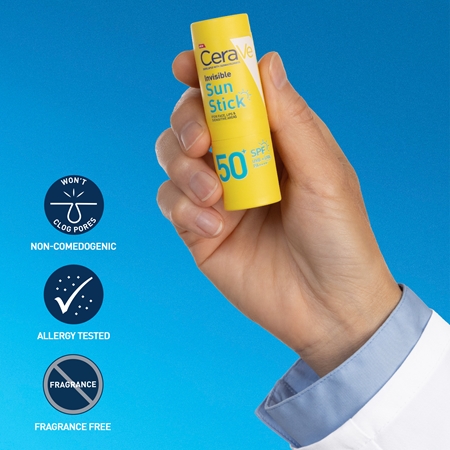 CeraVe Invisible Sun Stick SPF 50+ tanning stick SPF 50+