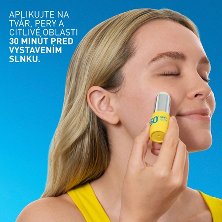 CeraVe Invisible Sun Stick SPF 50+ opaľovacia tyčinka SPF 50+