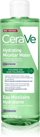CeraVe Micellar Water Hydrating eau micellaire nettoyante pour peaux normales à sèches