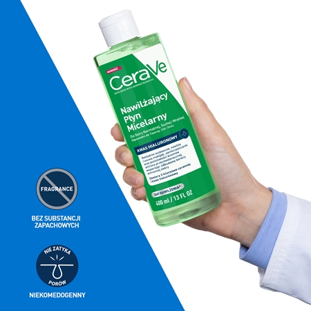 CeraVe Micellar Water Hydrating oczyszczający płyn micelarny do skóry normalnej i suchej