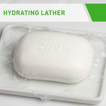 CeraVe Cleansers Hydrating Cleanser Bar čisticí tuhé mýdlo s hydratačním účinkem