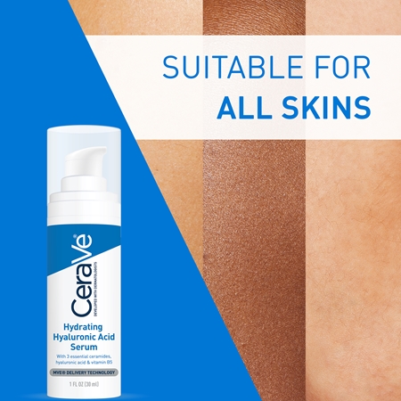 CeraVe Hydrating Hyaluronic Acid Serum hialurono serumas