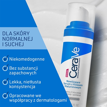 CeraVe Hydrating Hyaluronic Acid Serum serum hialuronowe